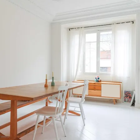 公寓 Charm & Serenity A Stone's Throw From The Seine *